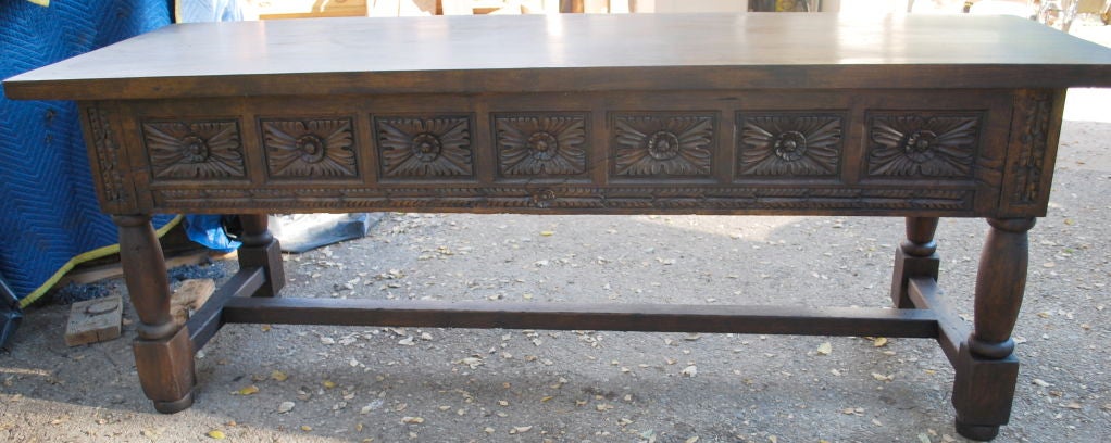 17th Century Walnut Spanish Console Table Museum Quality 1