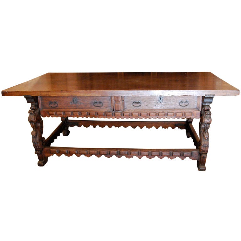 18th Century Spanish Colonial Mexican Console Table For At 1stdibs 18th Century Spanish Colonial Mexican Console Table For