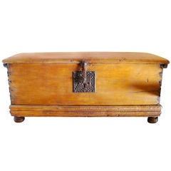 Antique Beautiful 18th Century Spanish Colonial Blanket Chest