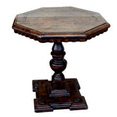Beautiful 17th Century and Later Italian Octagonal Side Table