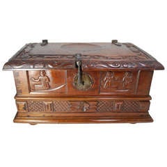 Spanish Colonial Coffer Box circa 1810