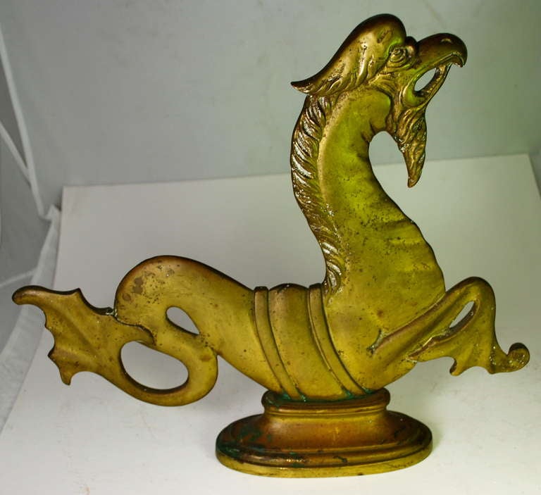 20th Century Very Nice Pair of Early Venetian Gondola Seahorses