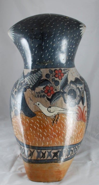 Mid-20th Century Large Mexican Tonala Owl