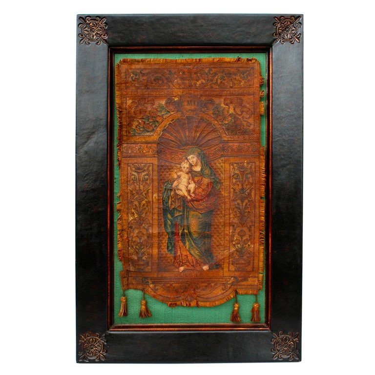 Spanish Leather Processional Banner