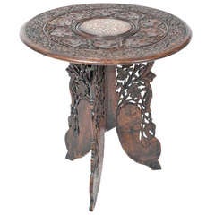 Antique Lovely Anglo Indian Side Table
