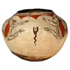 Very Nice Zuni Frog Pot 1896