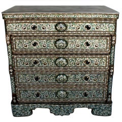 Syrian Mother of Pearl and Abalone Dresser