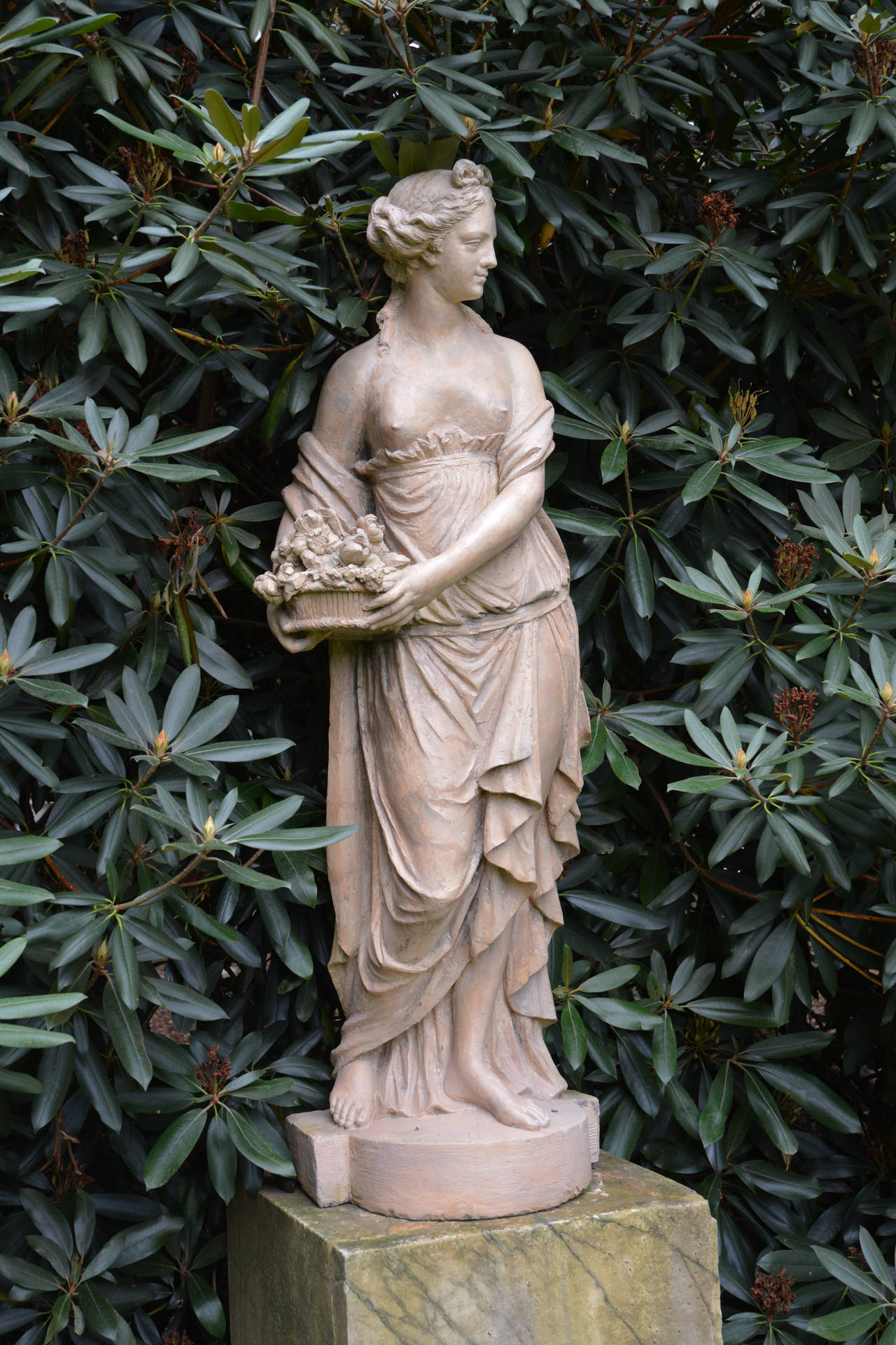 Life Size Terracotta Statue of Flora at 1stdibs