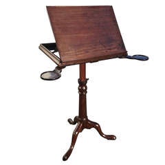Period and Unique Georgian Adjustable Reading or Music Stand