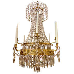 19th Century Swedish Gustavian Chandelier 8