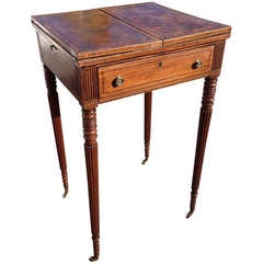 George III Mahogany Metamorphic Side Table with Fitted Writing 5