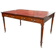 Early 19th Century Style Georgian Leather Top Writing Desk