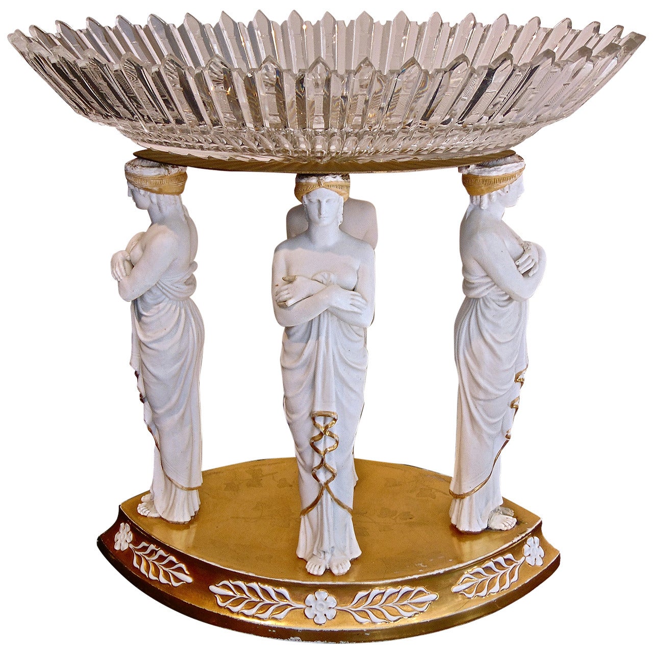 Early 19th Century Sevres Bisque Porcelain Centerpiece