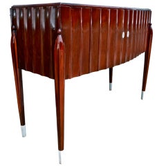 Period Art Deco Mahogany Credenza in Style of Emile-Jacques Ruhlmann