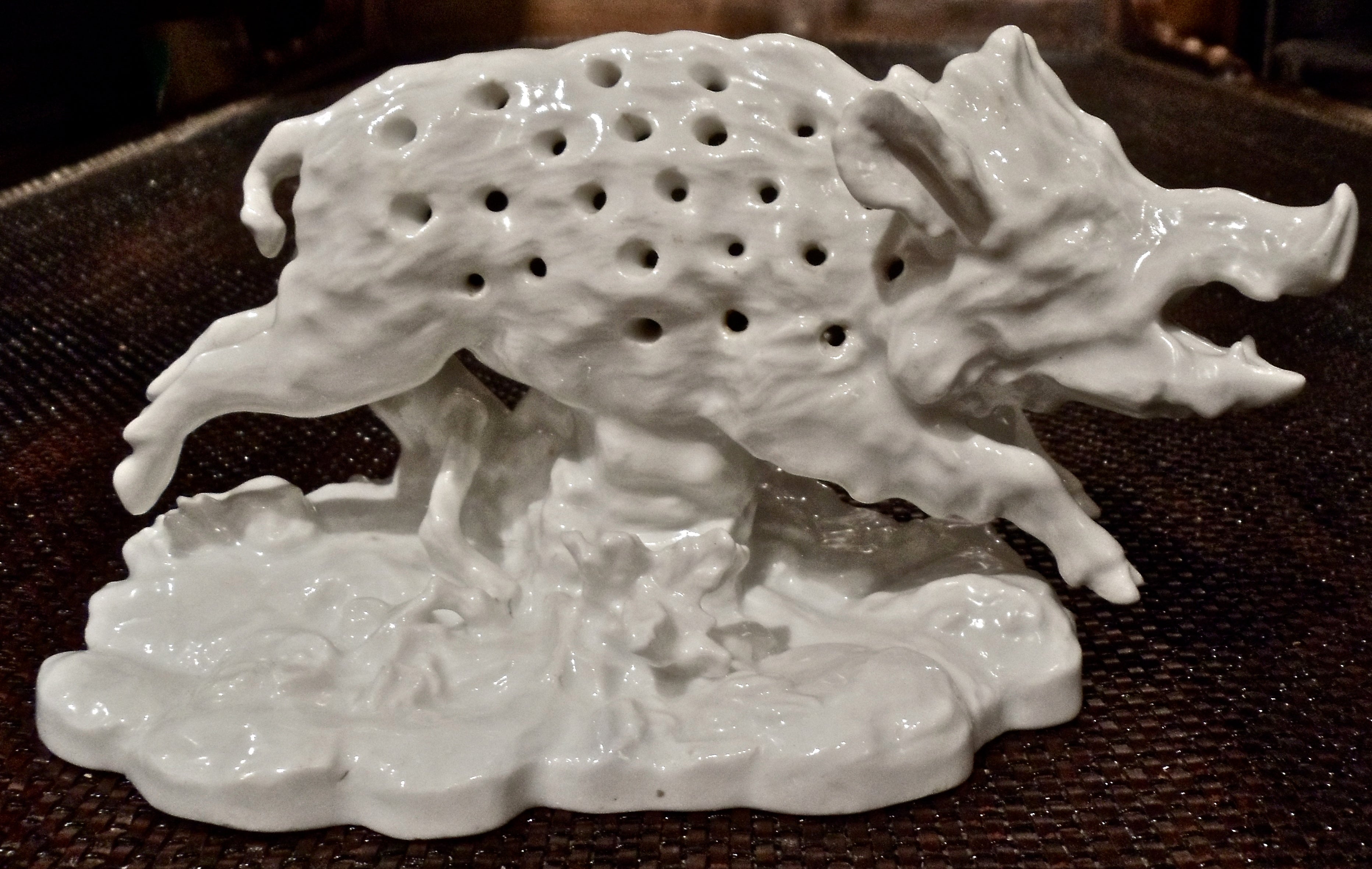 Rare 18th Century Doccia (ginori) Porcelain Boar