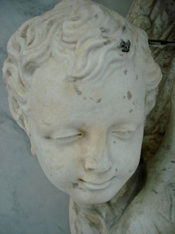 Pair of Massive Period Baroque Marble Corbels 2