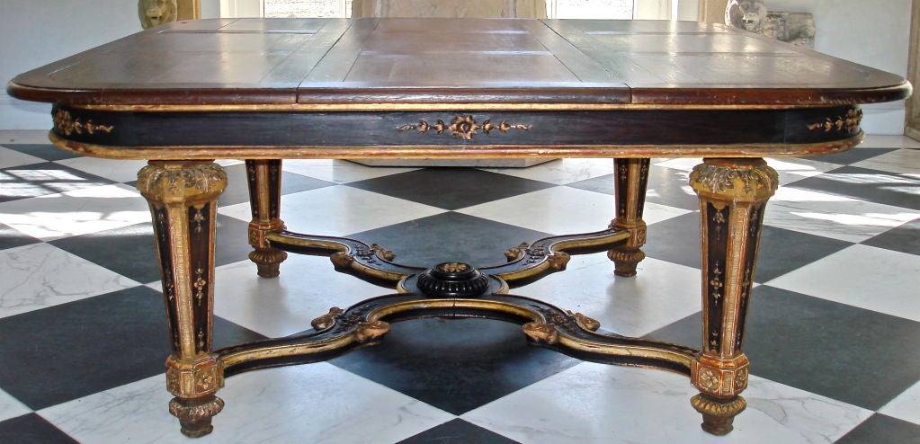 19th Century Doris Duke's 18 Ft. Banquet Table from Roughpoint, Newport