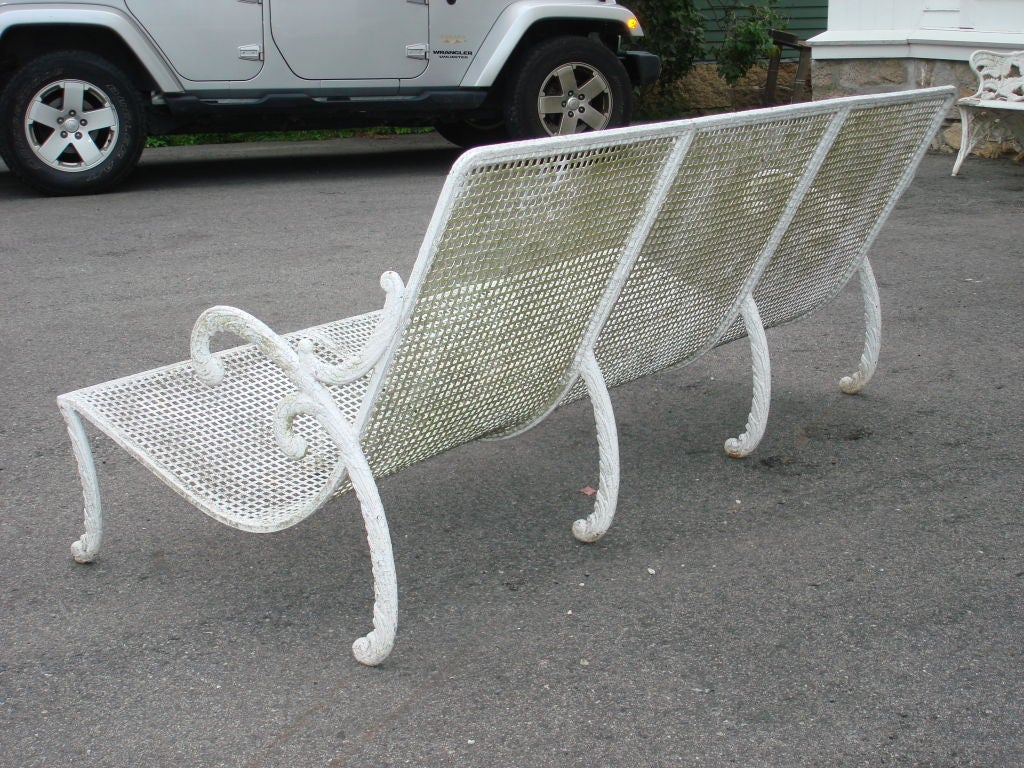 Unusual and Stylish Early 20th Century Garden Bench 3