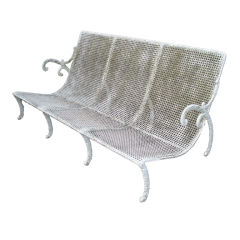 Unusual and Stylish Early 20th Century Garden Bench
