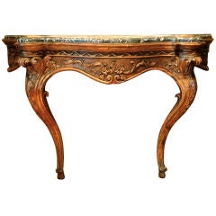 PERIOD WALNUT LOUIS XV CONSOLE TABLE 8