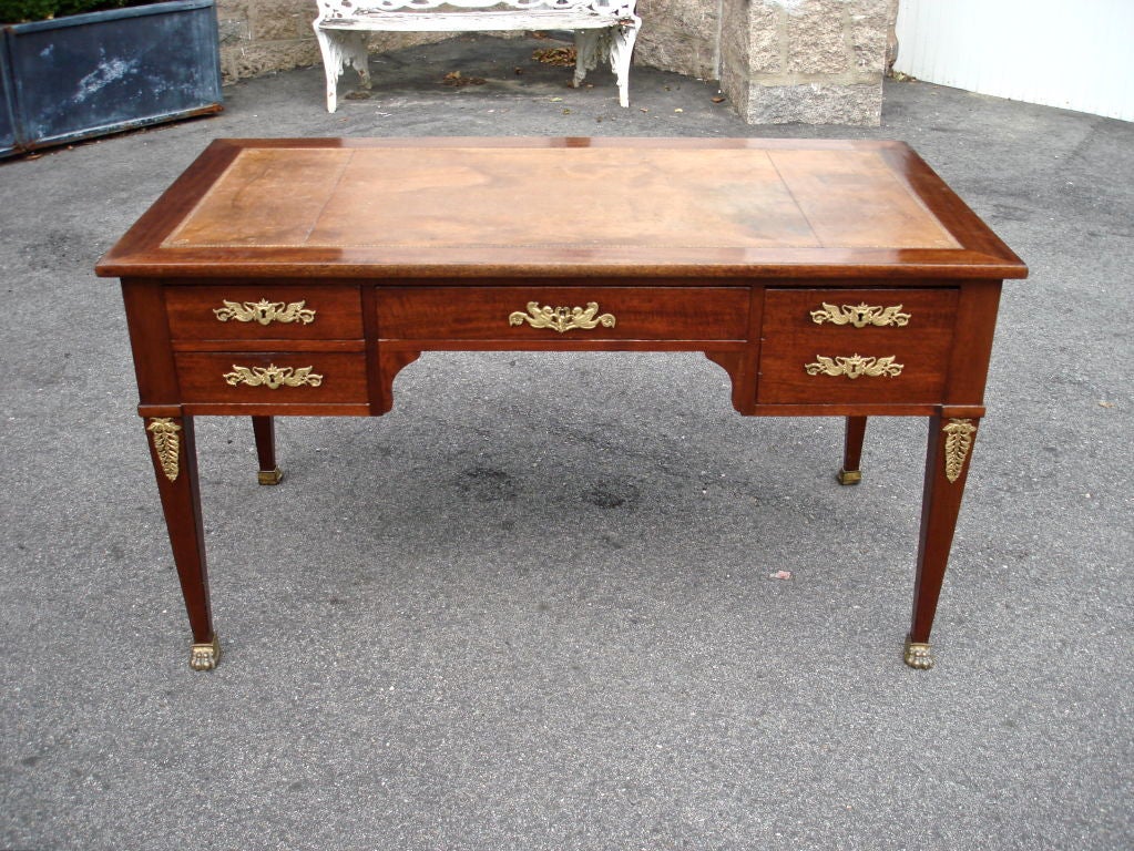 EMPIRE MAHOGANY DESK