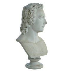 Colossal Marble Bust of John Keats by Christopher Prosperi