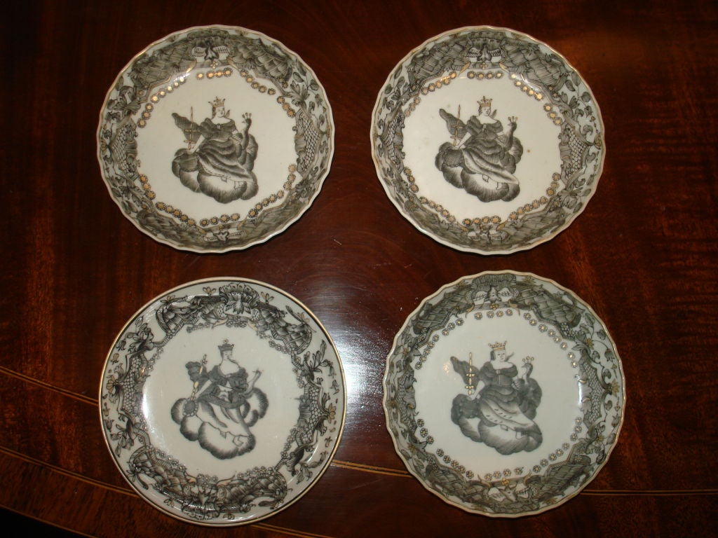 Chinese EXTENSIVE 18TH CENTURY CHILD'S TEA SET CHINESE EXPORT
