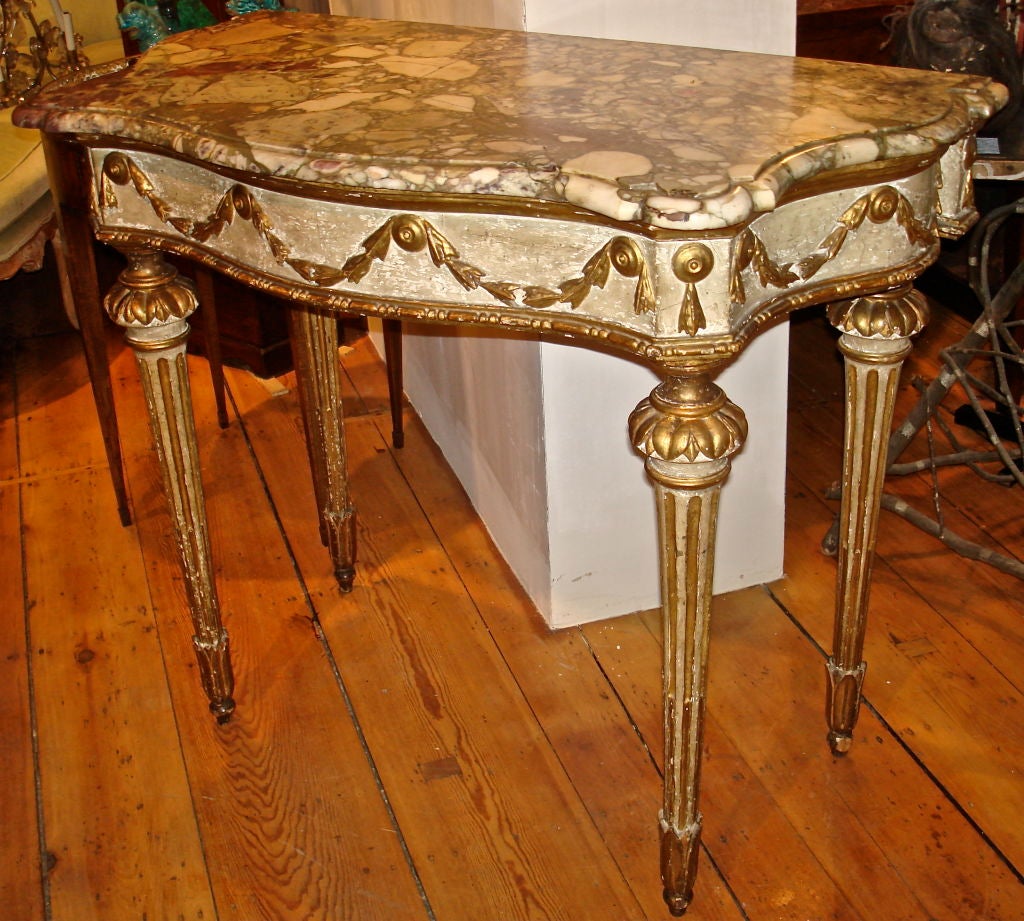 18th Century Italian Neoclassical Console Table