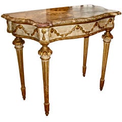 18th Century Italian Neoclassical Console Table 18th Century Italian Neoclassical Console Table