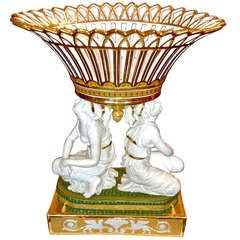Period Early 19th Century Sevres Neoclassical Centerpiece or Corbeille.