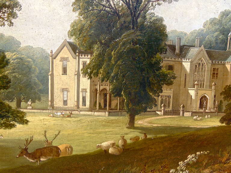 English Painting, View of Norton Hall, Northamptonshire by Henry John Boddington