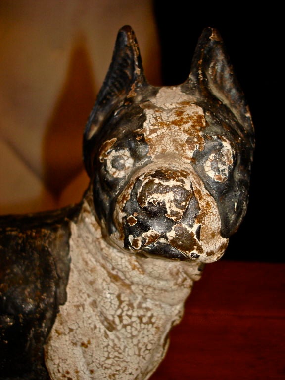 American Cast Iron Boston Terrier Doorstop