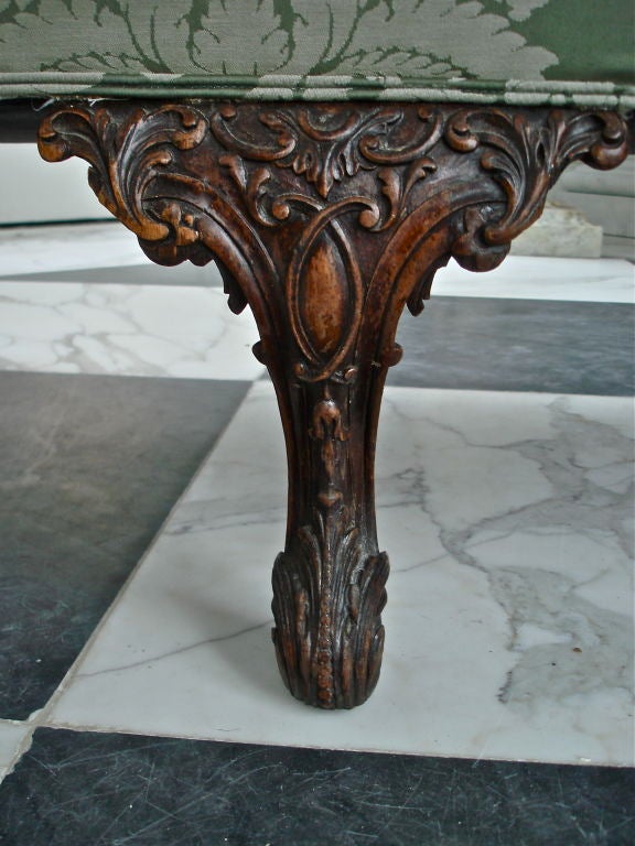 18th Century Style Irish Chippendale Camelback Sofa 2