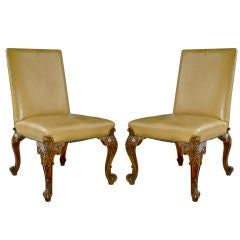 Set of TWELVE George II Style Mahogany Dining Chairs