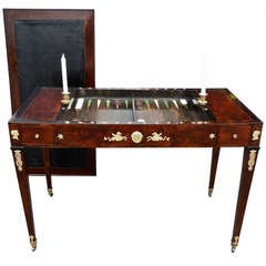 Period French Empire Ormolu Mounted Tric-Trac or Backgammon Table