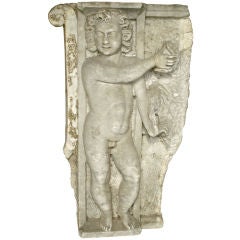 Roman Marble Sarcophagus Fragment