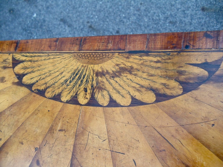 18th Century Irish Satinwood Marquetry Pier Table by Master William Moore 3