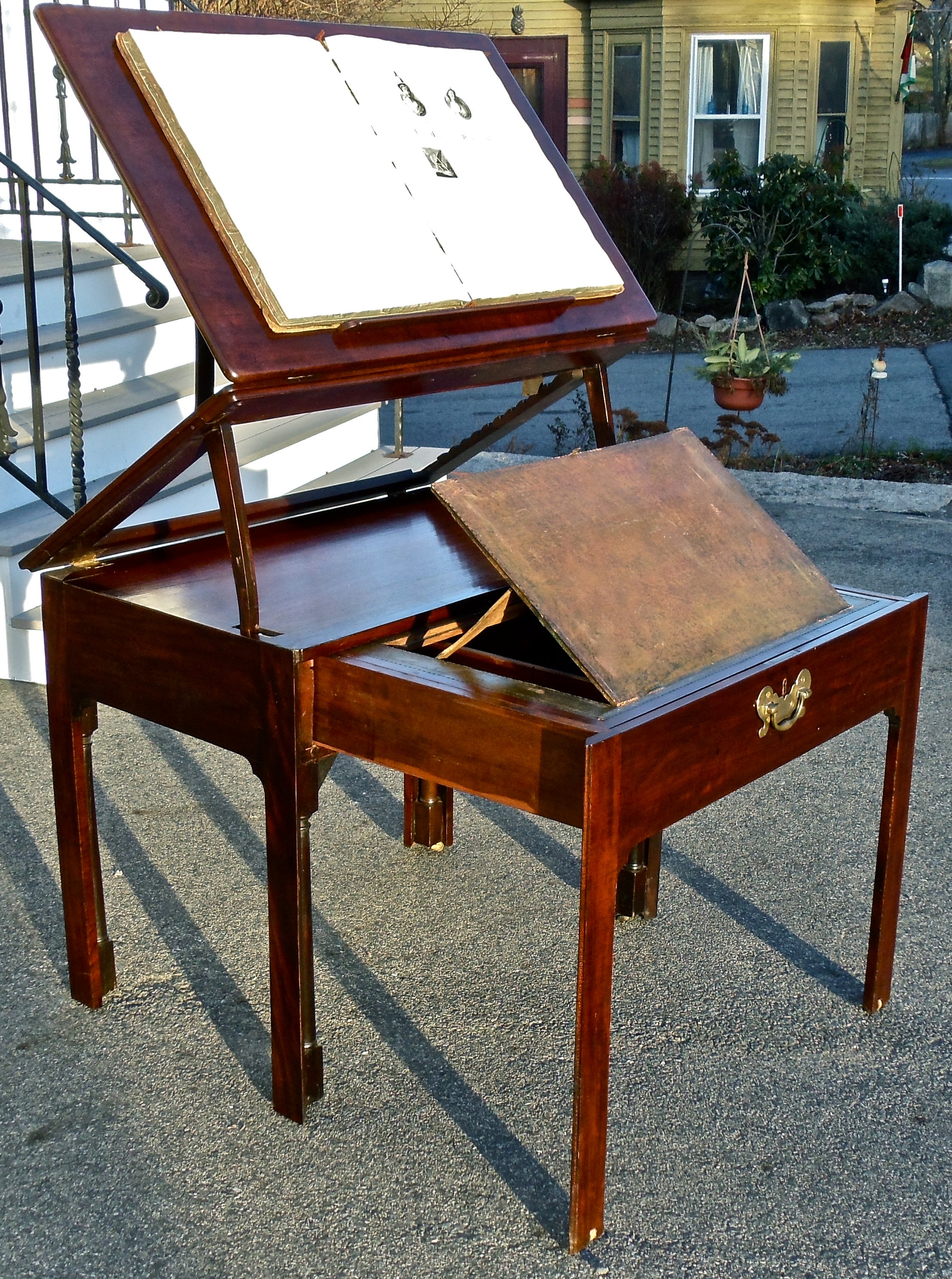 Georgian Period Metamorphic Architect's Table