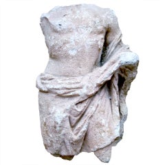 Antique Roman Cloaked Torso, Ancient