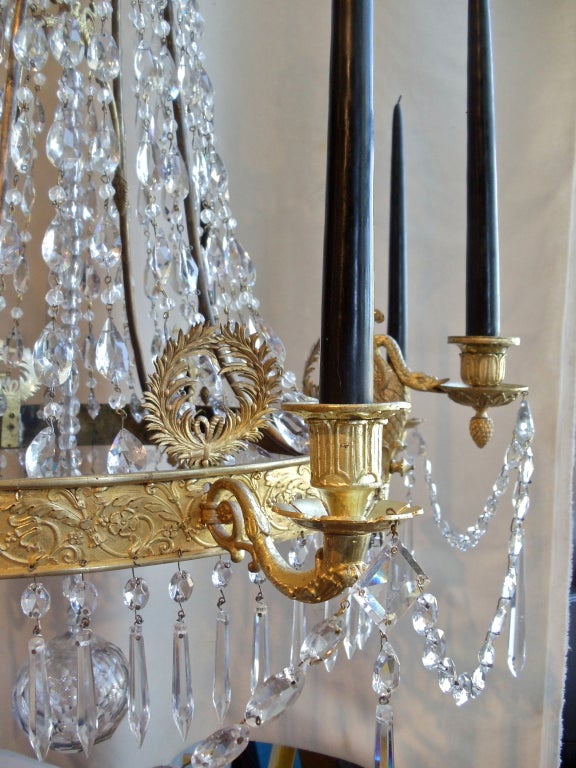 18th Century and Earlier First Period Russian Empire Chandelier