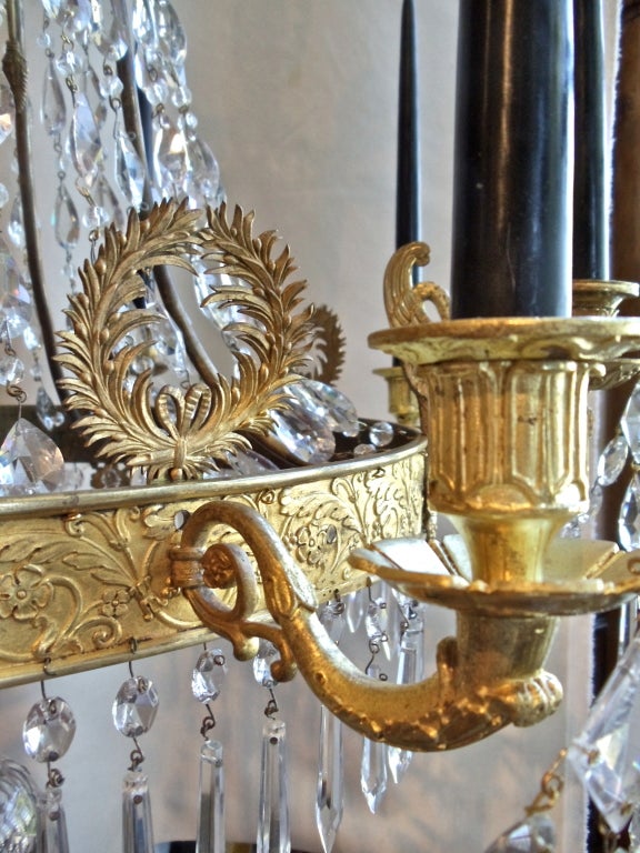 Ormolu First Period Russian Empire Chandelier