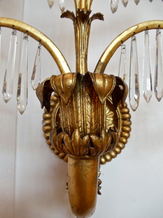 Pair of Rare Neoclassical Sconces by Karl Friedrich Schinkel 1