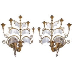 Pair of Rare Neoclassical Sconces by Karl Friedrich Schinkel