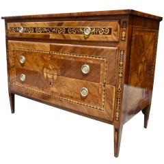 18th Century Norther Italian Fruitwood Commode