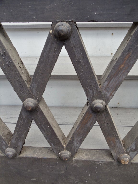 Pair of Nineteenth Century Wooden Garden Gates at 1stdibs