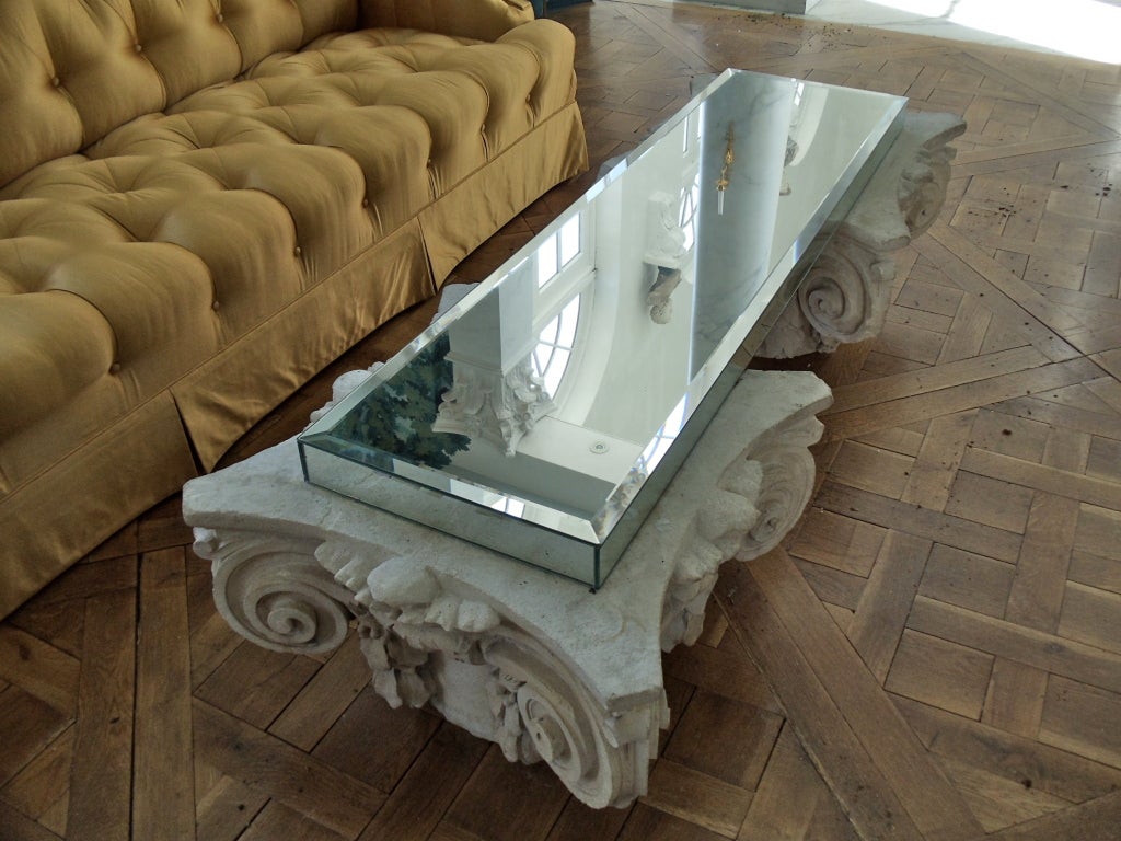 Modern Meets Classical Coffee Table For Sale at 1stdibs