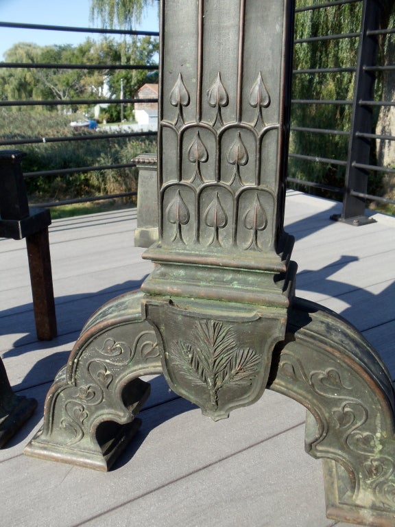 arts and crafts andirons