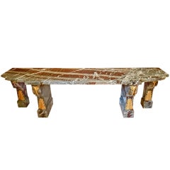 Mid 19th Century Marble Console Table with Ormolu Mounts