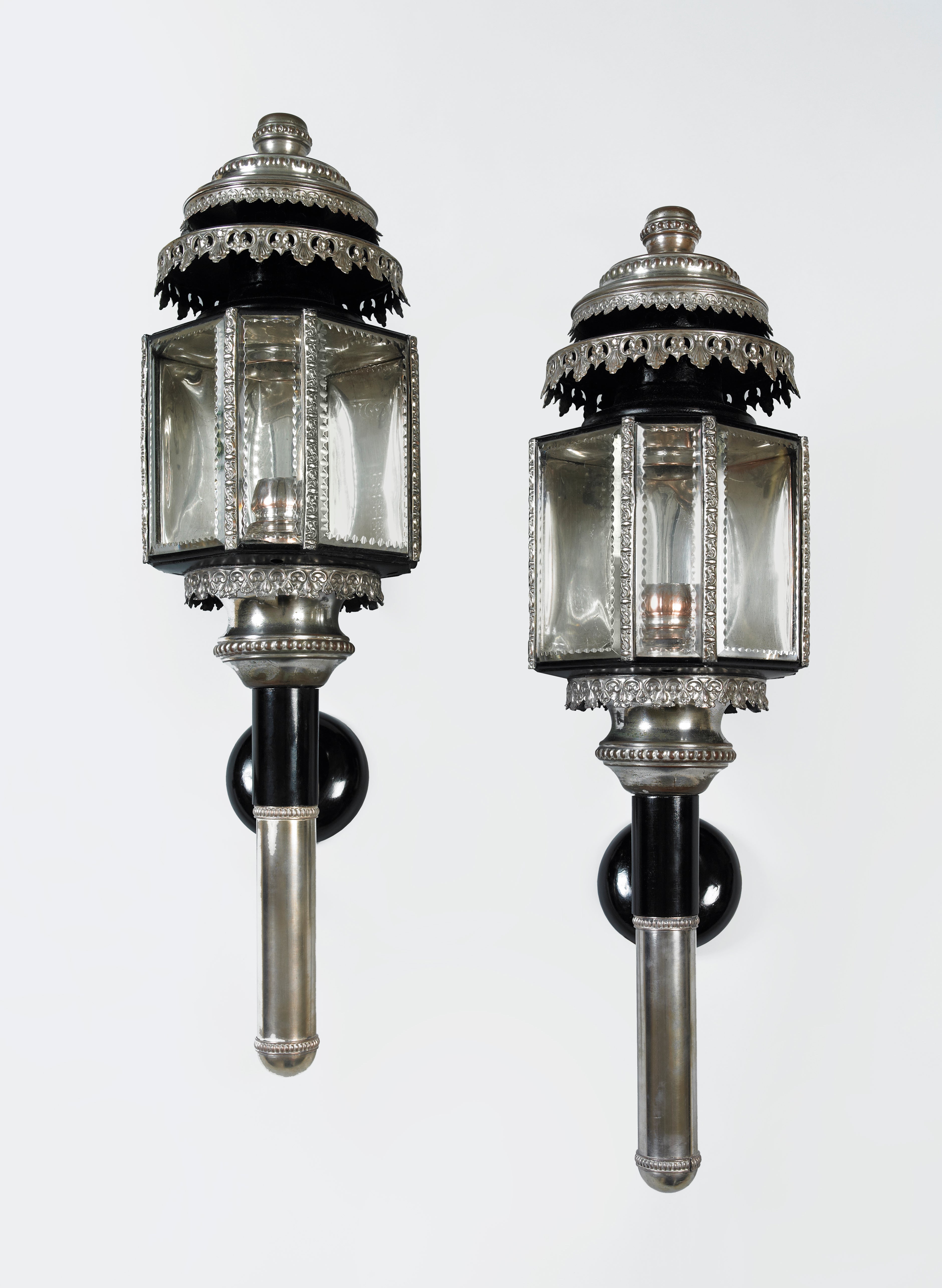 A Pair of 19th-Century Carriage Lamps 