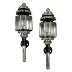 A Pair of 19th-Century Carriage Lamps 